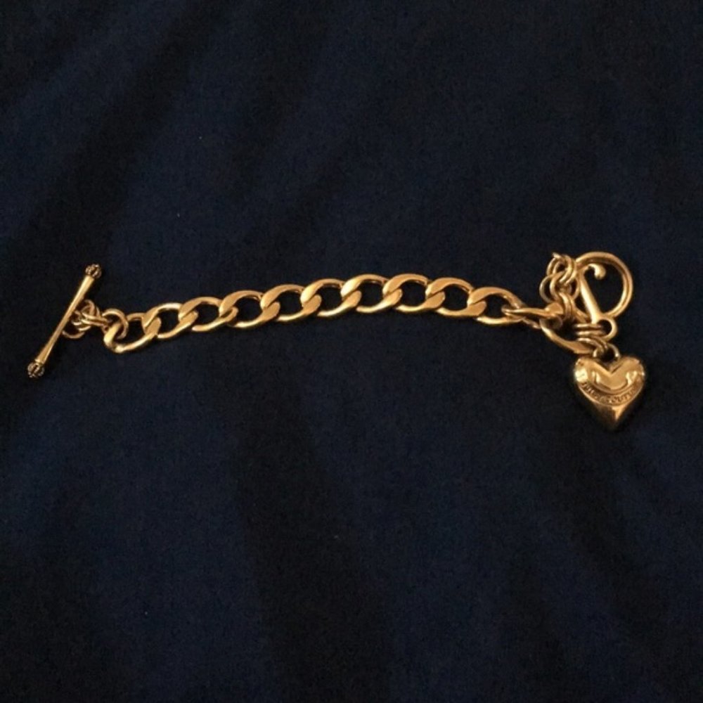 Juicy Couture gold toggle bracelet